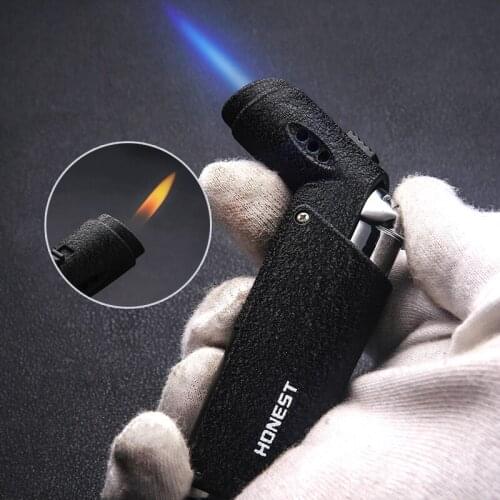 Spray Gun Free Fire And Straight Flame Lighter Torch Turbo Jet Butane Gas Pipe BBQ Lighter Cigarette Cigar Box Gadgets For Men