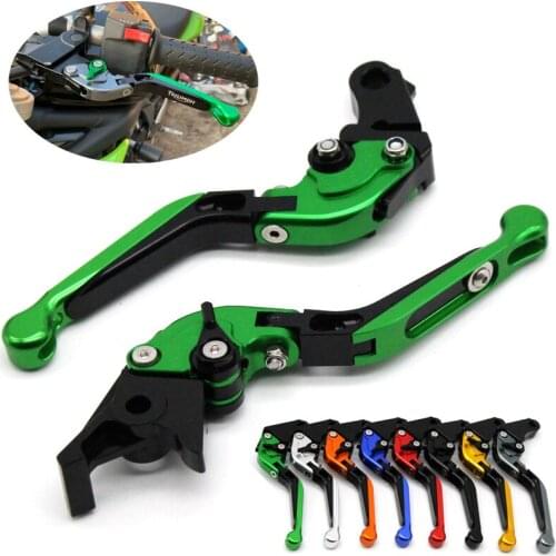 For KAWASAKI Z750S 2006-2008 NINJA EX500R 1990-2009 Motorcycle Accessories Adjustable Folding Extendable Brake Clutch Lever CNC