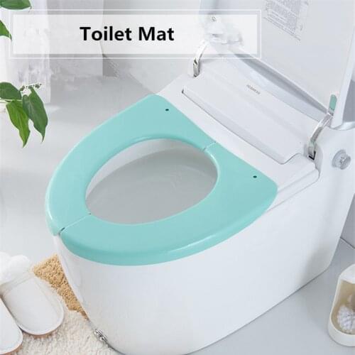 Foldable Toilet Seat Cover Creative Portable Practical Reusable Convenient Healthy Travel Cleaning Toilet Pads Bathroom Products