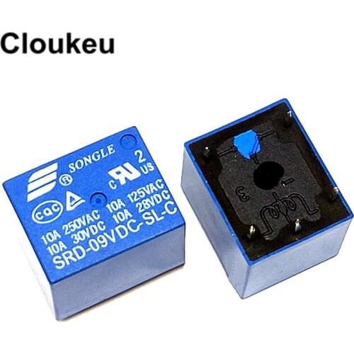 SRD-09VDC-SL-C 10A Relay DIP5