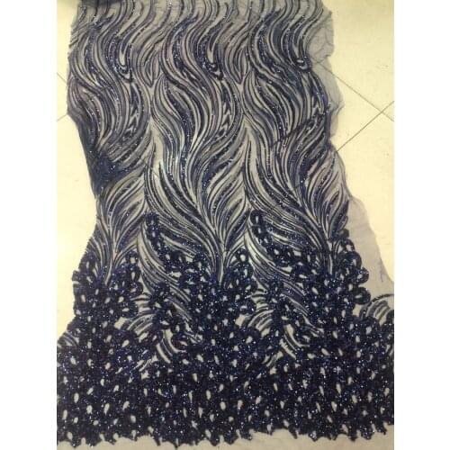 New Arrival African Sequins Fabric SYJ-82752 For Nigerian Wedding Dress Hot Selling