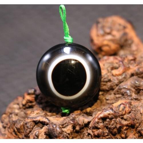 Unique Style Magic Energy LKbrother Magic Power Tibetan old Agate Goat Heaven Eye dZi Bead Pendant 5A Amulet Totem Z