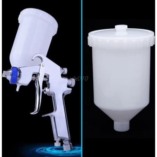 Air Gravity Feed Spray Paint Gun Plastic Cup Pot Fastmover Threaded Connector S02 Wholesale&DropShip