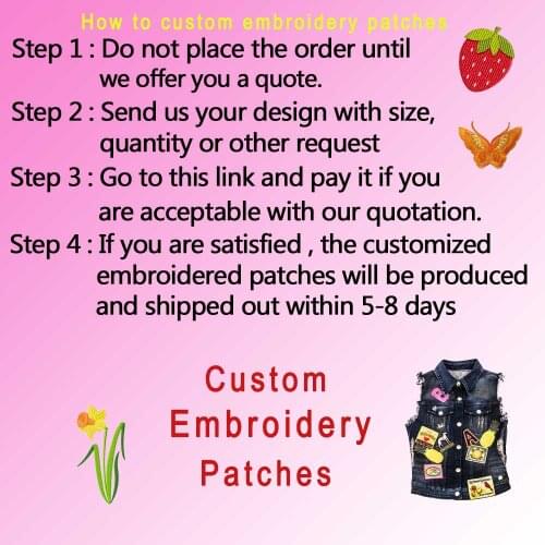 Custom Designs Embroidery Patches Any Size Any Logo Quality Embroidered Patches Supplier