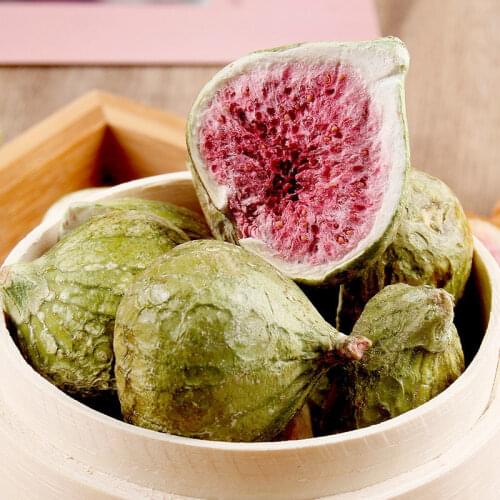 Freeze Dried Fruits Fig Ficus Carica Snacks Chunks - Non-GMO 100% Natural and Organically Processes Bake Material Cake Decorate