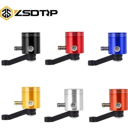 ZSDTRP CNC Aluminum Universal Billet Front Brake Clutch Tank Motorcycle Fluid Reservoir Oil Cup For Yamaha Honda Suzuki