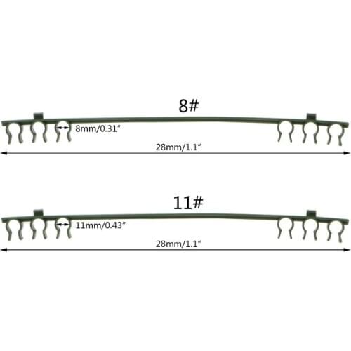 5Pcs Plastic Plant Fix Clips Rack Stem Climbing Vine Support Vegetables Farm Flowers Fruit Tied Bundle Branch Gardening Tools