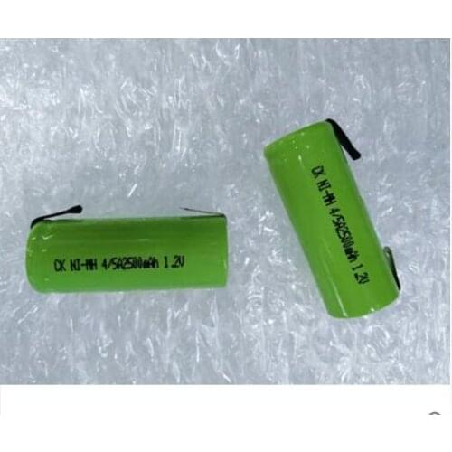 1.2V ni-mh rechargeable 4/5A battery 2500mah 17430 4/5 A cell with welding tabs for Braun Oral-B electric toothbrush