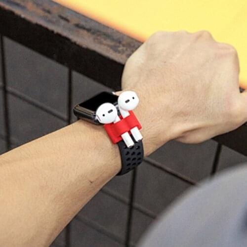 Anti-Lost Wireless Earphone Accessories Stand Holder For Apple AirPods 3 2 1 Earphone Silicone Holder Clip For Apple Airpods Pro