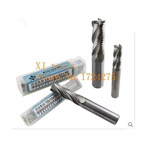 Free Shipping 1PCS 6mm-20mm Rough milling cutter,Wave edge milling cutter,Full grinding straight shank vertical milling cutter