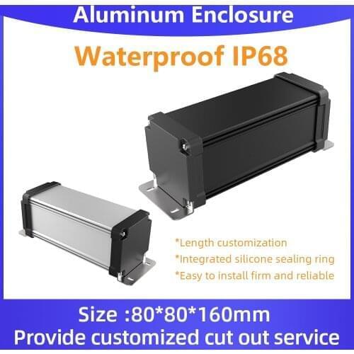 Free Shipping Power Waterproof Custom Enclosure Pure Sine Wave Inverter 5000W Box Electronics Shell M09 125*60mm