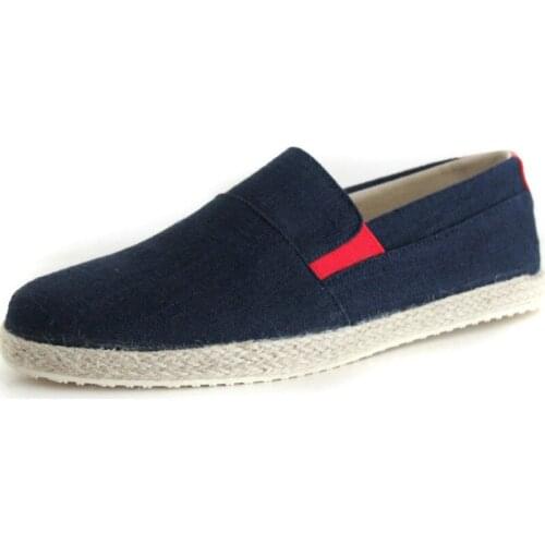 2019 Soft Slip on Espadrilles for Men Loafers Mens Shoes Casual Male Breathable Canvas Shoes Men Fashion Lightweight N3-82