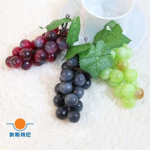 4pcs artificial fruit Plastic Fake Fruit artifical grapes&artificial plastic fake simulated grapes