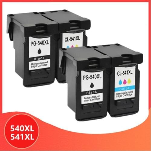 4PC PG-540 CL-541 For Canon PG540 CL541 Ink Cartridge pg 540 for Pixma MG4250 MG3250 MG3255 MG3550 MG4100 MG4150 printer