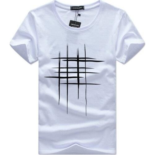 Plus Size 5xl Tshirt Men Fashion Summer Short Sleeve Printed O-Neck Shirts Homme Camisetas Hombre Tees