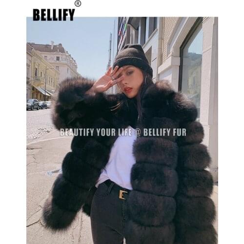 New brand winter true natural fox fur coat thick silver fox womens jacket fox fur coat collar