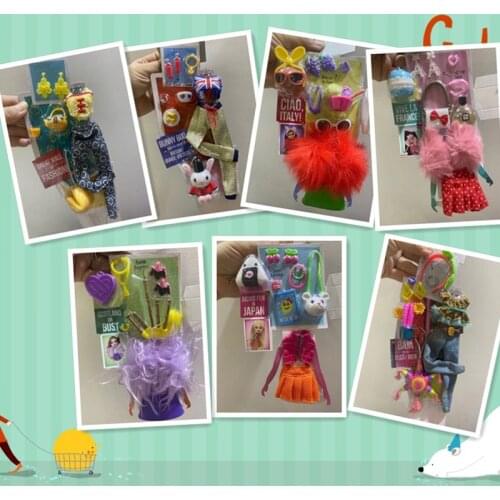 New arrived clothes with accessories complete for Bratz doll 30cm doll plastic doll best gift