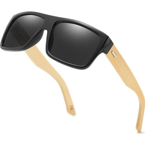 Original Wooden Bamboo Sunglasses Men Women Mirrored UV400 Sun Glasses Real Wood Shades Gold Blue Outdoor Goggles Sunglases Male