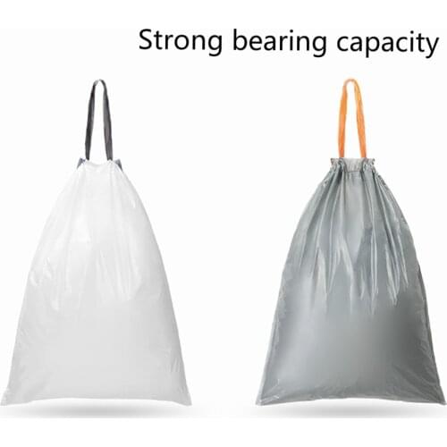 Xiaomi Mijoy Strong Thicken Plastic Bag Auto Drawstring Trash Bag Rubbish Garbage Bag Environmentally friendly and clean