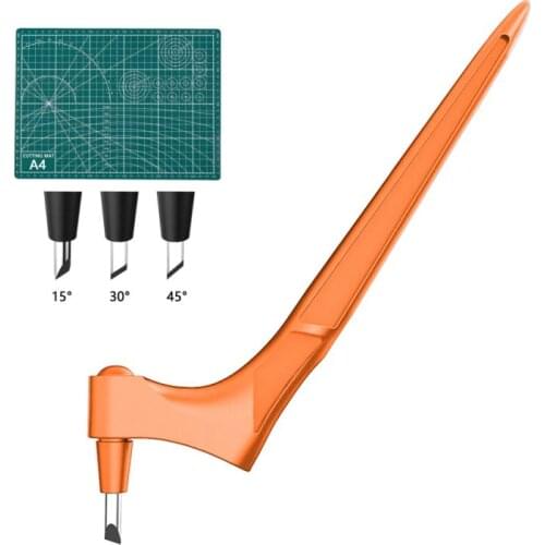 Craft Cutting Tools 360 Rotating Blade Paper-Cutter 3 Replace Blade Craft Cutting Knife DIY Art Wear-Resisting Art Cutting Tool