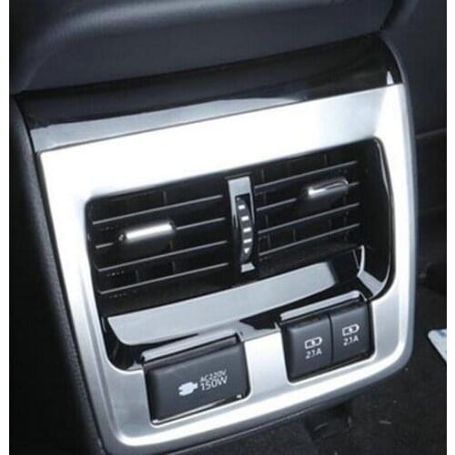 SBTMY Stainless steel decorative frame for air outlet of rear air conditioner For Toyota Avalon xx50 2019 2020 Accessories