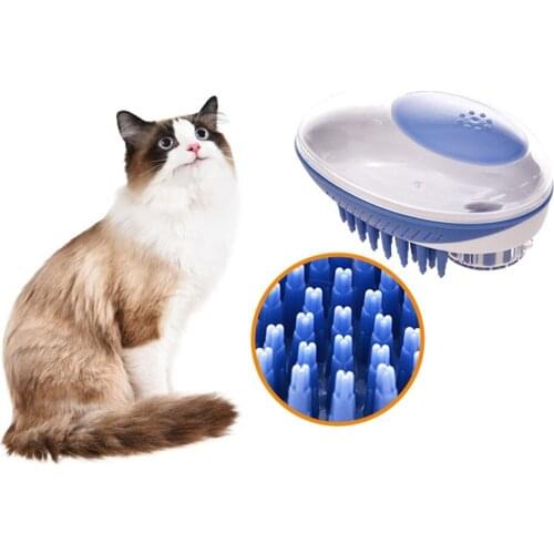 Pet Silicone Bath Brush Portable Shower Gel Dispenser for Animal Grooming Massage Pet Hair Scrubber