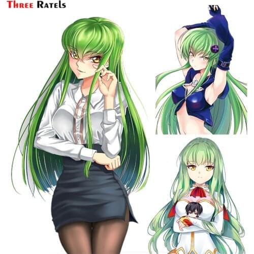 Three Ratels F520 C C For Code Geass Car Personalized Creative Scratch Stickers Fuel Tank Cover Decal Auto Accessories Decor
