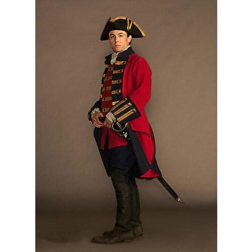 Adults Costume Cosplay Medieval Style Uniform Costume Outlander Jonathan Randall Outfit Cosplay for Carnival Party