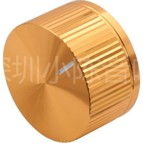 KYYSLB 40*22MM Solid Precision Aluminum Alloy Potentiometer Knob Audio Amplifier CD Player Volume Knob Inner Hole 6MM