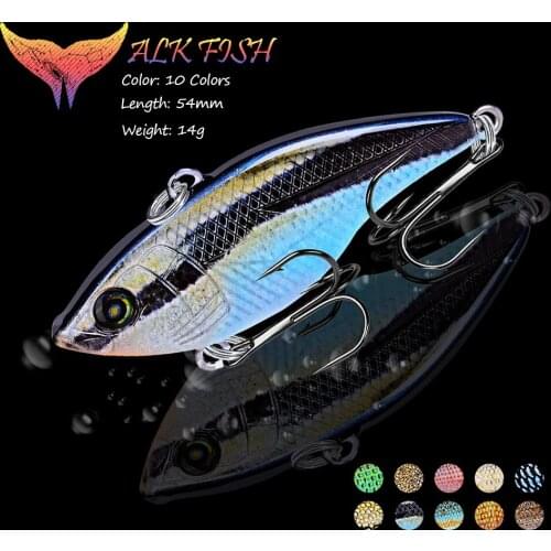 WALK FISH 1PCS 54mm/14g VIB Fishing Lure Vibration Artificial Lure All Top Water Bionic Trout Hard Bait Saltwater Fishing Tackle
