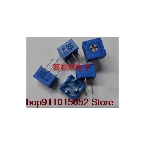 10 PCS BOURNS 3362 p - 1-503 lf potentiometer 1 k, 2 k, 5 k, 10 k 50 k to 100 k