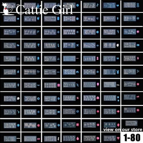 134 Patterns 3D Acrylic Mold for Nail Art Decorations Silicone Molds DIY Design Silicone Nail Art manicure Nails Art