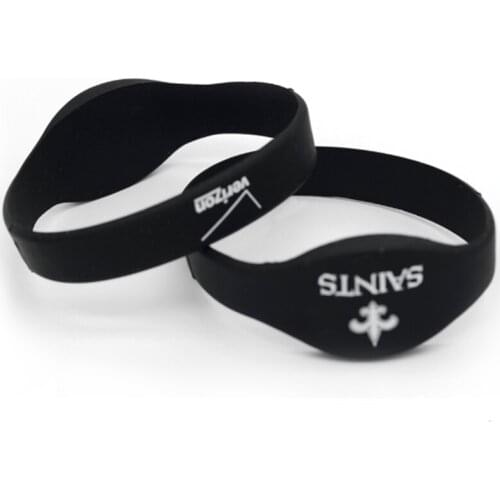 2018 Hot sale Customized Waterproof 125khz EM4200 Rfid Silicone Wristband