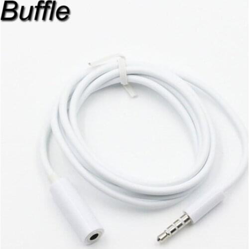 5x 3.5 Male to 3.5 Female Audio Extension Cable Line For Earphone Plug Jack Stereo Car AUX Audio Video TV AV 1m