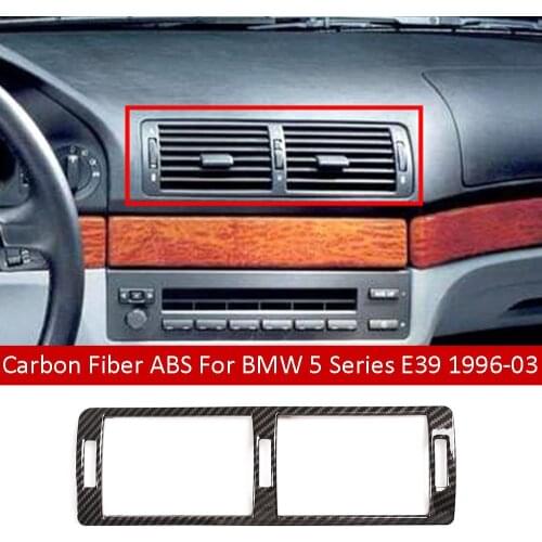 ABS Central Console Air Vent Outlet Trim For BMW 5 Series E39 1996-2003
