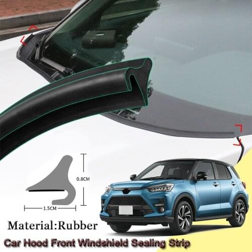 Car Seal Strip Windshied Spoiler Filler Protect Edge Weatherstrip Strips Sticker Auto Accessories For Toyota RAIZE 2020-Present