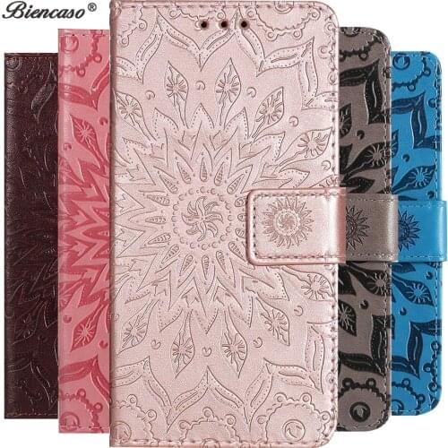 Sunflower Flip Card Slot Wallet Case For Huawei Honor 6 7 8 9 10 Lite 8C 8S 8A 8X 9X 7C 7A 7X 7i 7S 6C 6A 6X 5X Coque Back Cover