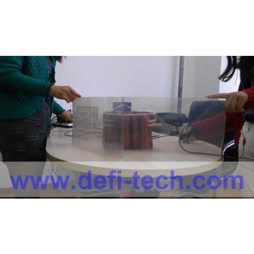 DfLabs A4 SIZE SAMPLE OF DEFI smart Switchable Glass Film WHITE for rear projection screen film