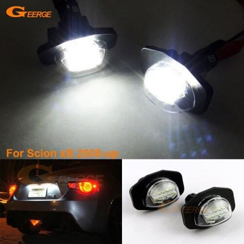 For Scion xB 2008-up Excellent Ultra bright Smd Led License plate lamp light lamp No OBC error car Accessories