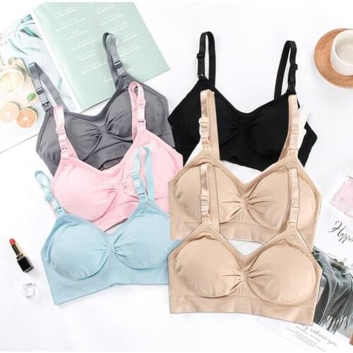 Womens Seamless mother bra Maternity Bra Push Up Feeding underwear Comfort Sleep Bralette maternity nursing bra топик женский
