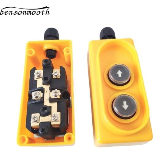 Electric hoist switch / Elevator crane switch / micro 220 V household 2-button up and down switch controller