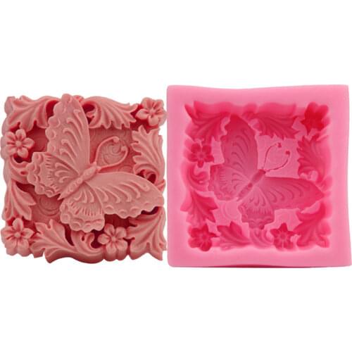 Butterfly Mold Silicone Baking Accessories 3D DIY Sugar Craft Handmade Soap Mold Cutter Mould Fondant Resin Mold Silicone