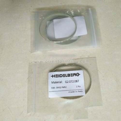 G2.072.087 Heidelberg Belt 4T2.5-200 80 Teeth Offset Spare Parts