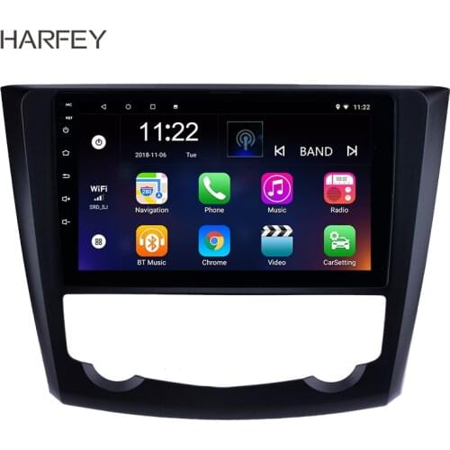 Harfey for 2016 2017 Renault Kadjar Android 10.0 9" Auto radio GPS Navigation Bluetooth Car Stereo TV Tuner Camera AUX IPOD MP3