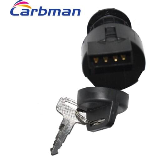 Carbman Ignition Key For Polaris 2000-2001 ATV 250 400 500 Scrambler Sportsman Mopeds ATVS Scooters MAGNUM 325 2X4 4X4 HDS