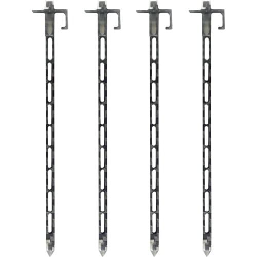 4 pcs 5g Carbon Fiber ultralight UL Tent Stake Lightweight Tent Pegs
