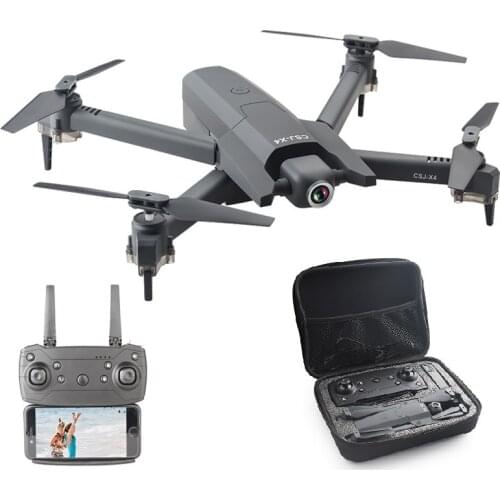 CSJ X4 Folding FPV Drones 6 Asis Video RC Quadcopter With 720P / 1080P / 4K Camera Postioning Altitude Hold Follow Me Mode Toy