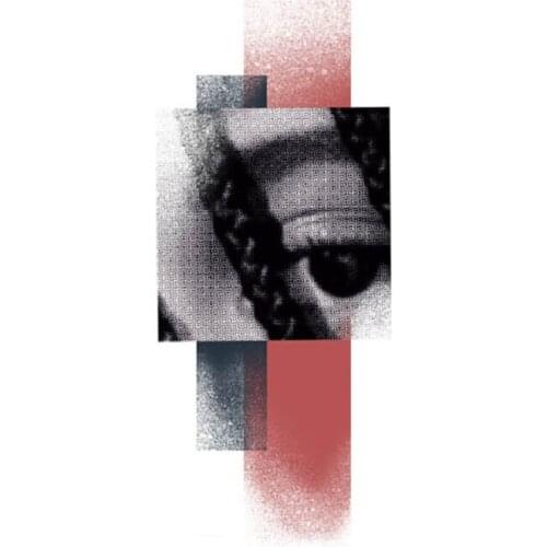 160MM×85MM flower arm small fresh art European and American simple eye tattoo stickers waterproof female lasting personality