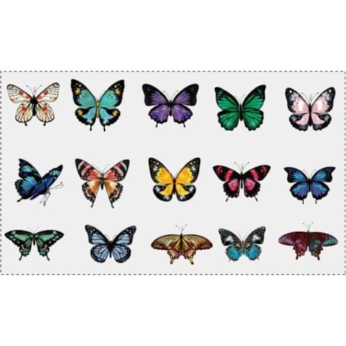 30 Sheets UV Resin Stickers Filling for Silicone Molds DIY Epoxy Resin Jewelry Making Decorative Decal