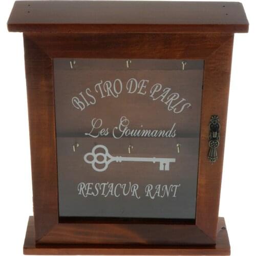 Wall mounted key storage box living room ornament wall hook key box